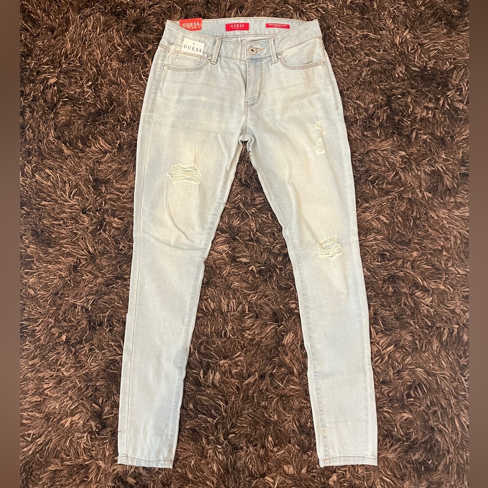 GUESS Sienna Curvy Medium-Rise Skinny Jeans - 27 (New)